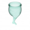 Copas Menstruales Feel Secure Dark Green Pack de 2